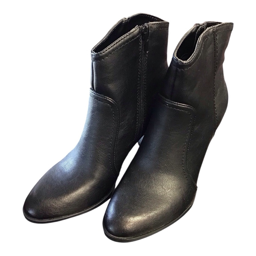Bass Black Ankle Booties